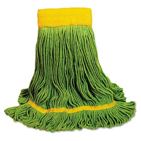Pinpoint EcoMop Looped-End Mop Head, Green - Medium PI2492385